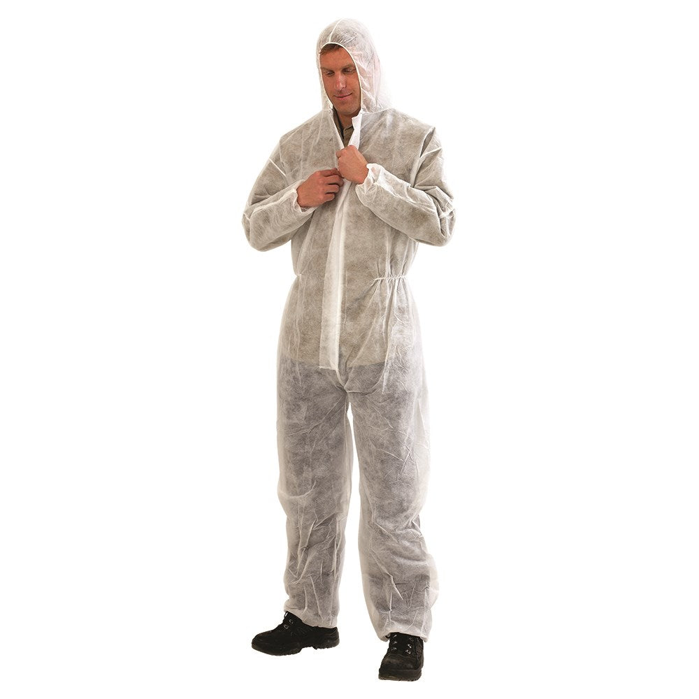 Prochoice Disposable PP Coverall - White  DOW
